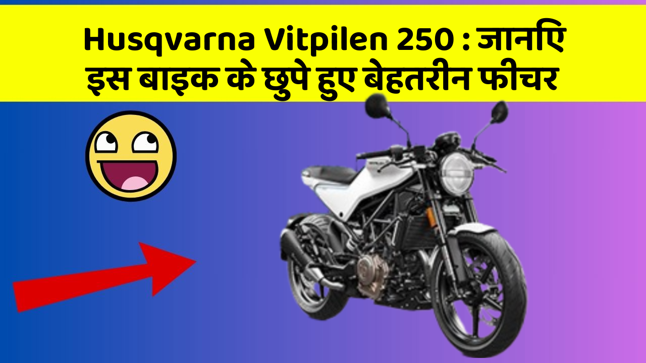 Husqvarna Vitpilen 250 : जानिए इस बाइक के छुपे हुए बेहतरीन फीचर